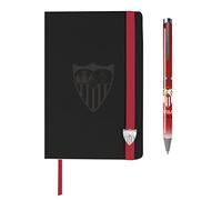 CYPBRANDS Seville Agenda and Pen Set, Black/White, Estandar, Sevilla Agenda and Pen Set