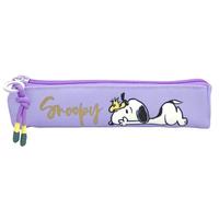 CYPBRANDS Snoopy Pencil Case, Mini, Pencil Case, School Supplies, Purple Official Product, Berry, One Size