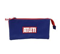 CYPBRANDS Unisex Kid's Atlético de Madrid Portatodo Triple Case, Blue, One Size
