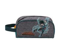 CYPBRANDS Unisex Kid's My Hero Academia Toiletry Bag, Grey, One Size