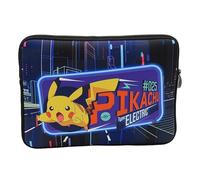 CYPBRANDS Unisex Kid's Pokemon 15 Inch Computer Bag Laptop Sleeve Waterproof Multicolor Official Product (CyP Brands), Multicoloured, Estandar