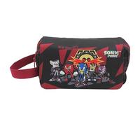 CYP BRAND Sonic- Toiletry bag, Toiletry bag, Carryall, Double zipper, Red Color, Official Product