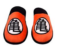CYPBRANDS Unisex's Zp-1140-db Dragon Ball-Open House Slippers, Goku Design, Soft, Size 40/41, Yellow and Black, Official Product (CyP Brands), 8/9 UK