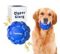 CyperGlory Upgraded Keyboard Dog Balls - Tough Durable Dog Toys with Improved Sound Activation for Aggressive Chewers, Relieves Anxiety, Cleans Teeth, Natural Rubber Dog Toy with Squeaker