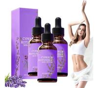 Cyperglow - Cyperus Rotundus Skin Serum, Cyperus Rotundus Oil, Natural & Effective Hair Removal, Lightweight Soothing & Nourishing Body Oil, Reducing Body Hair Growth, Gentle & Non-Irritating (3 Pcs)