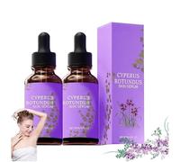 Cyperglow - Cyperus Rotundus Skin Serum, Lightweight Soothing & Nourishing Body Oil for Hair Removal, Reduces Unwanted Hair Growth, Enriched with Botanical Extracts for Smooth (60ml, 2Pcs)