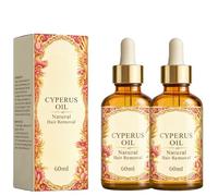 Cyperus rotundus hair removal oil, herbal moisturizing body essence, shrinks pores, moisturizes and soothes, reduces body hair, suitable for all skin types
