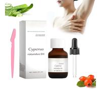 Cyperus Rotundus Oil - Cyperus Oil Natural Solution For Hair Removal, Nourishing and Protecting the Skin, Hair Inhibitor, Reducing Body Growth (1)
