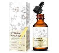 Cyperus Rotundus Oil for Hair Removal, Ingrown Hair Treatment, Natural & Effective Cyperus Rotundus Essential Oil for Hydrating & Smooth Skin, Suitable for All Skin Types (60 ML)