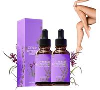Cyperus Rotundus Oil, Pure Natural Cyperus Rotundus Hair Removal Oil, Soothing and Gentle, Reduces Body Hair Growth, Non-irritating For All Skin Types (2)
