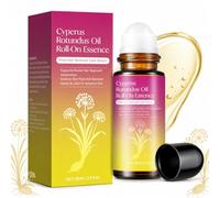 Cyperus Rotundus Oil Serum Roll-On for Post-Hair Removal Care, Natural Cyperus Oil, Minimizes Unwanted Hair Regrowth Appearance, Soothes Skin After Shaving & Waxing, All Skin Types, Non-Greasy, 60ml