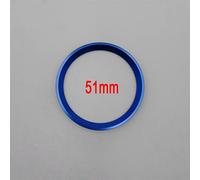 CYPHE Steering Wheel Badge Decorative Ring Sticker Fit for Mercedes-Benz A B C E S GLS GLC CLA GLA GLE-Class Center Logo Decoration Cover (Color : 51blue)
