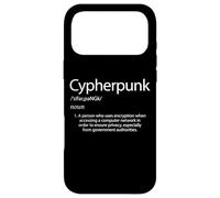 Cypherpunk Definition Elite Crypto Hacker OPSEC Encryption Case for iPhone 17 Pro Max