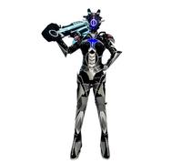 CyplayMach Futuristic Tech Armor Costume - LED Light-Up Cyberpunk Sci-Fi Performance Outfit for Halloween, Festivals & Cosplay