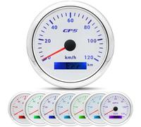 CYPMDW 85MM GPS Speedometer Gauge 60/120/200KMH 7 Color Light | GPS Antenna Waterproof Motorcycle Boat Car Truck Speed Gauge Meter CYPMDW