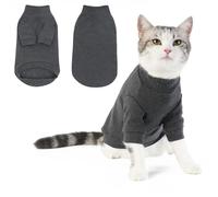 Cyponpy Cat Jumper Fleece Clothing Winter Coat Warm Pajamas Two-Legged Onesie Sphynx Clothes Kitten Sweater Bodysuit Long Sleeve Pullover Hairless Outfit Jacket