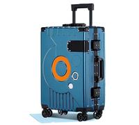 CYPOSLDN Luggage Suitcases Carry On Luggages Suitcase Lightweight Suitcase With TSA Lock Universal Wheels Aluminum Frame Carry On Luggage,Blue