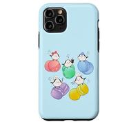 Cypress bird | macaron | colorful | cute | Japan | Hokkaido fairy | long tail bird Case for iPhone 11 Pro