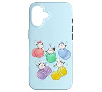 Cypress bird | macaron | colorful | cute | Japan | Hokkaido fairy | long tail bird Case for iPhone 16