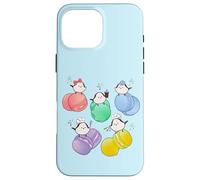 Cypress bird | macaron | colorful | cute | Japan | Hokkaido fairy | long tail bird Case for iPhone 16 Pro Max