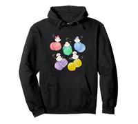 Cypress bird | macaron | colorful | cute | Japan | Hokkaido fairy | long tail bird Pullover Hoodie