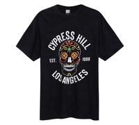 Cypress Hill Amplified Collection - Floral Skull T-shirt charcoal L