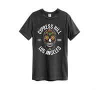 CYPRESS HILL - FLORAL SKULL AMPLIFIED VINTAGE CHARCOAL MEDIUM - T-shirt