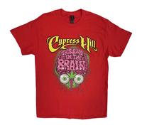 Cypress Hill Insane In The Brain T-Shirt in Red | Size: Small cypress hill Red S
