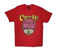 Cypress Hill Men's Insane In The Brain T-Shirt in Red | Size: XL cypress hill Red XL