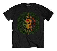 Cypress Hill T Shirt South Gate Logo and Leaves Official Mens Black L