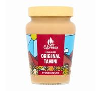 Cypressa Tahini 300g Jar x 1, Crushed Sesame Seed Paste Dip, Dressing for Hummus and Cakes with Welari Thank You Card | (1pack)