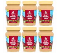 Cypressa Tahini 300g Jar x 6, Crushed Sesame Seed Paste Dip, Dressing for Hummus and Cakes with Welari Thank You Card | (6pack)