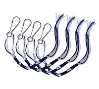 Cyprinus Carpio Jewish Traditional Tzitzits Set for Pants/Jeans Tzitzits Tassels Prayer Shawl Accessories Blue and White Home Decor Tassels with Hanging Hooks for Hebrew Men or Women