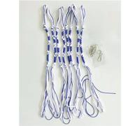Cyprinus Carpio Jewish Traditional Tzitzits Set for Pants/Jeans Tzitzits Tassels Prayer Shawl Accessories Blue and White Home Decor Tassels with Hanging Hooks for Hebrew Men or Women