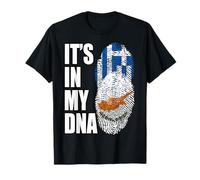 Cypriot And Greek Mix DNA Flag Heritage T-Shirt