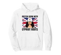 Cypriot Roots British Born Girl Pride Cyprus Heritage Pullover Hoodie