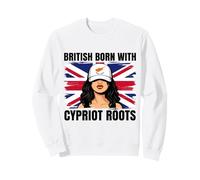 Cypriot Roots British Born Girl Pride Cyprus Heritage Sweatshirt