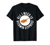 Cyprus All I Need is Vitamin Cyprus Flag Heart I Love Cyprus T-Shirt