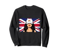 Cyprus Britain Flags Women Roots British Cypriot Heritage Sweatshirt