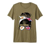 Cyprus Britain Mix Half British Half Cypriot Roots Premium T-Shirt