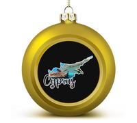 Cyprus Christmas Balls Ornaments Christmas Cyprus World Landmark Building Hanging Ball Decorative for Christmas Trees,Holiday Party New Year Gift
