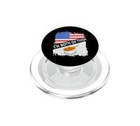 Cyprus Flag I'm Both Of Them America Cypriot Pride USA PopSockets PopGrip for MagSafe