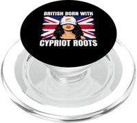 Cyprus Girl Heritage British Born Cypriot Roots Pride PopSockets PopGrip for MagSafe