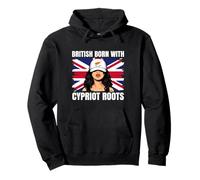 Cyprus Girl Heritage British Born Cypriot Roots Pride Pullover Hoodie