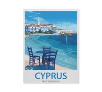 Cyprus Mediterranean，Jigsaw Puzzles 1000 Pieces for Adults, Classic Puzzle Kids Puzzle Challenging And Difficult Puzzles for Adults And Teens（50x70cm）-O5