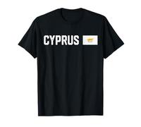Cyprus National Flag Retro Distressed Patriotic Graphic T-Shirt