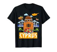 Cyprus Outfit Idea For Kids With Novelty Greek Cypriot Flag T-Shirt