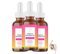 Cyprus Rotundus Oil for Hair Removal,Organic Cyperus Rotundus Oil for Reducing Body Hair Growth,Shaving Oils Women,Natural Body Hair Removal Care Serum,Shrink Pores and Repairs Skin (3)