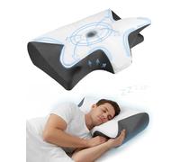 Cyqfei Sleep Apnea Pillow - Stop Snoring, Fix Your Obstructive Sleep Apnea at It's Root Cause, Adjustable Cervical Neck Pillow Cozy Sleeping for Side, Back and Abdomen Sleepers (Grey)