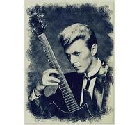 CYQFEZ 1000 Pieces Puzzle ,Singers Bowies Painting , Elderly Memory Cognition Games, Family Stress Reduction Games,Yz460Wz